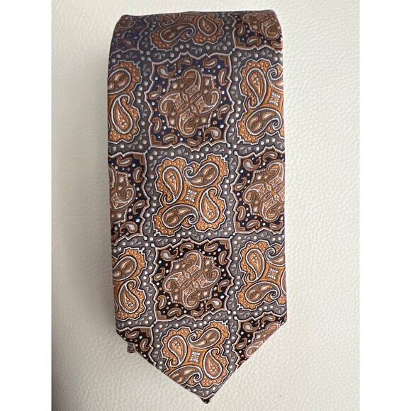 JOS. A.Bank Reserve Paisley Pattern Silk Tie - Picture 1 of 4